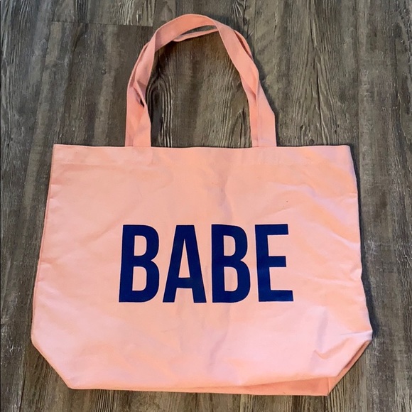 Babe Pink Tote Bag - Picture 2 of 3